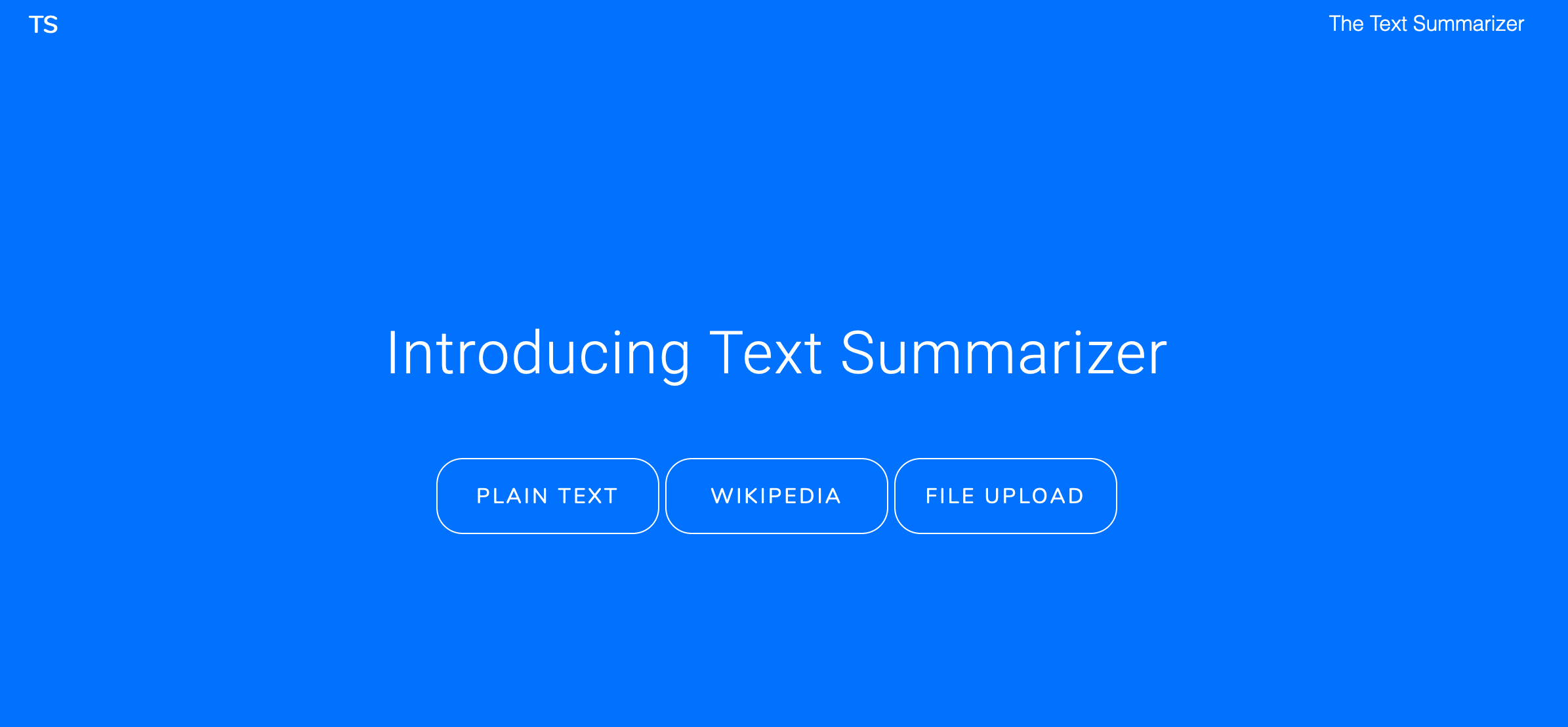 Text Summarizer Preview